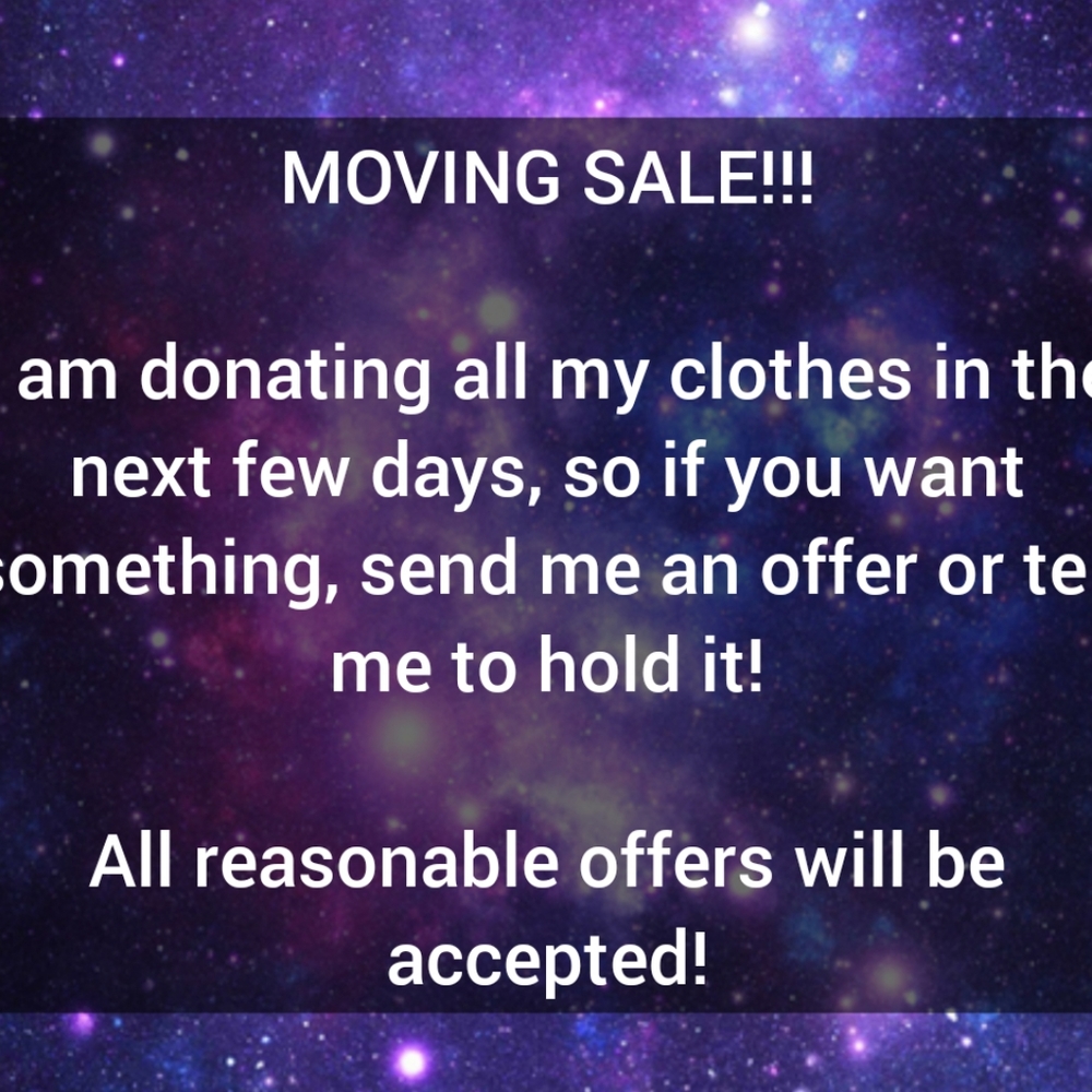 Major closet cleanout!